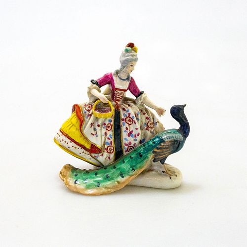 CAPODIMONTE SMALL CRINOLINE FIGURINE,