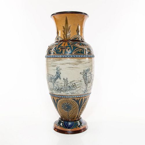 IMPRESSIVE DOULTON LAMBETH VASE 399bea