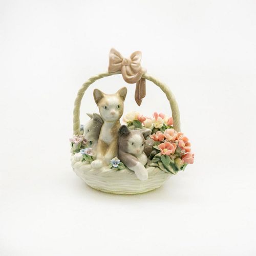 LLADRO PORCELAIN FIGURINE PURR FECT 399cef