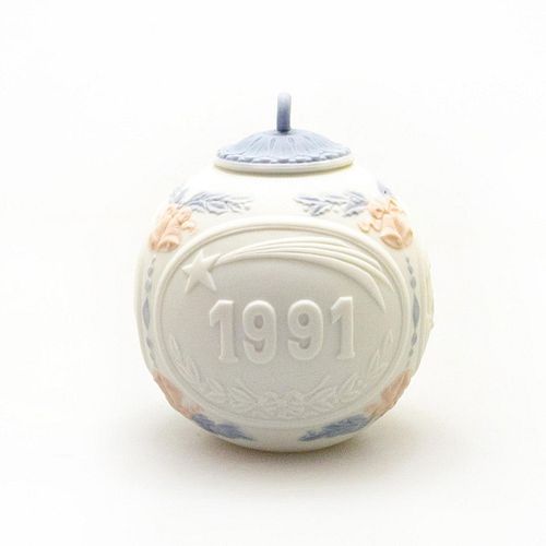 1991 LLADRO CHRISTMAS BALL ORNAMENT