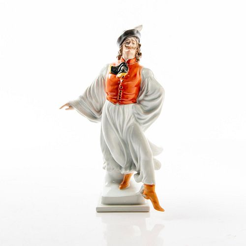 HEREND PORCELAIN LARGE FIGURE DANCING