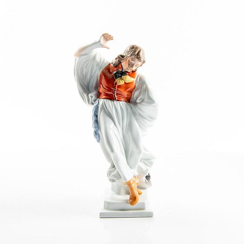 HEREND PORCELAIN LARGE FIGURE DANCING