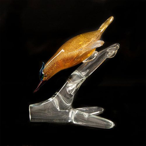 MURANO GLASS LARGE SCULPTURE BIRD 399d71