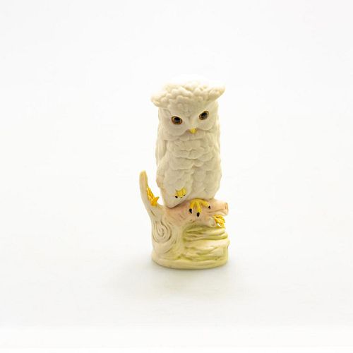 CYBIS PORCELAIN FIGURINE, OWL ON