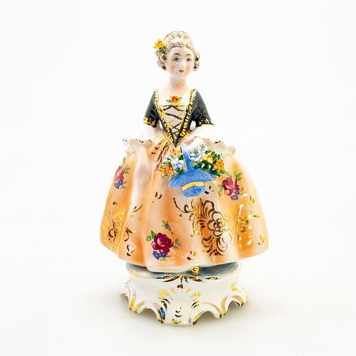 ITALIAN PORCELAIN CRINOLINE FIGURINE,