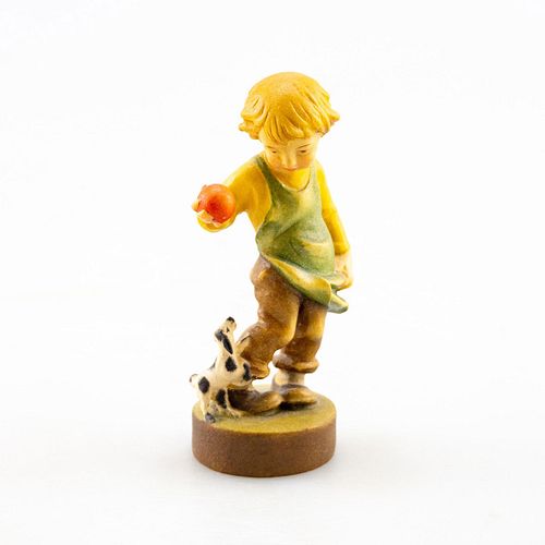 DOLFI WOODEN FIGURINE BOY WITH 399e15