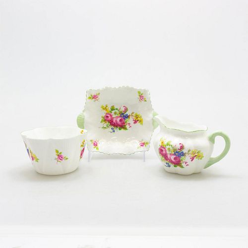 SHELLEY BONE CHINA VINTAGE TEA TRIO