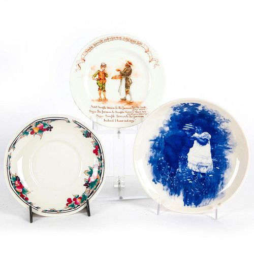 3 ROYAL DOULTON SMALL DECORATIVE