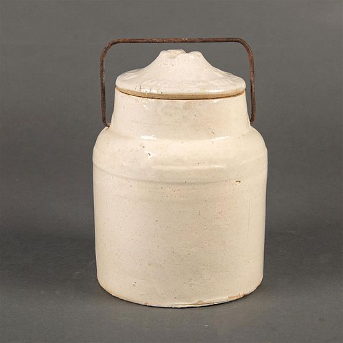 WEIR STONEWARE CANNING JAR WITH