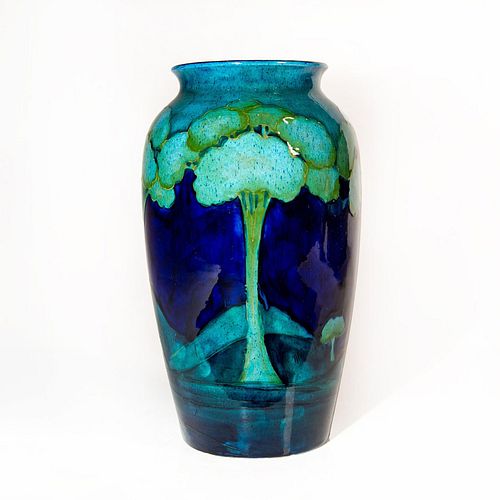 MOORCROFT MOONLIT BLUE LARGE VASEDecorated 399f78