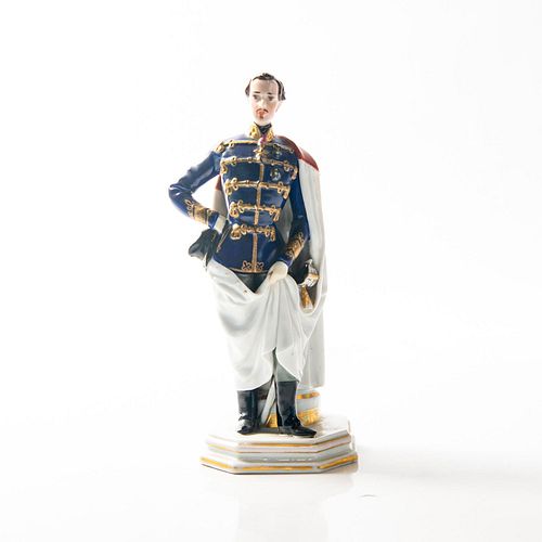 DECORATED PORCELAIN FIGURINE DEPICTING