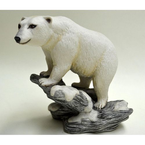 BOEHM PORCELAIN POLAR BEARBisque 39a182