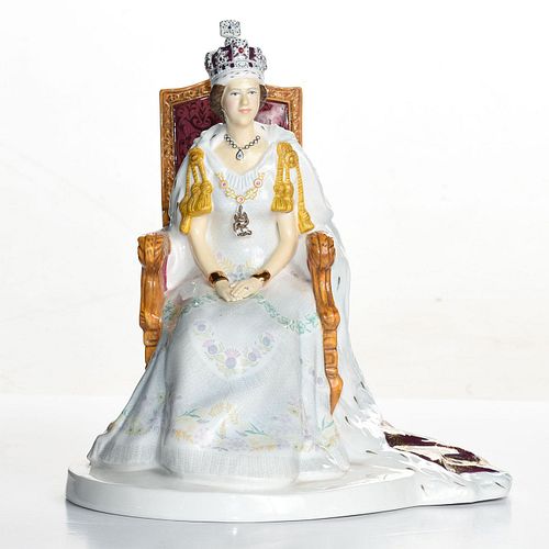 QUEEN ELIZABETH II - ROYAL DOULTON FIGURINEDiamond