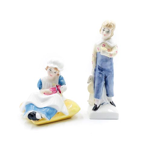 2 ROYAL DOULTON FIGURINES KATE 39a2b9