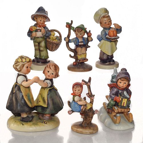 6 GOEBEL HUMMEL GERMAN FIGURINESIncludes 39a305