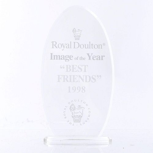 ROYAL DOULTON ACRYLIC AWARD BEST 39a30c