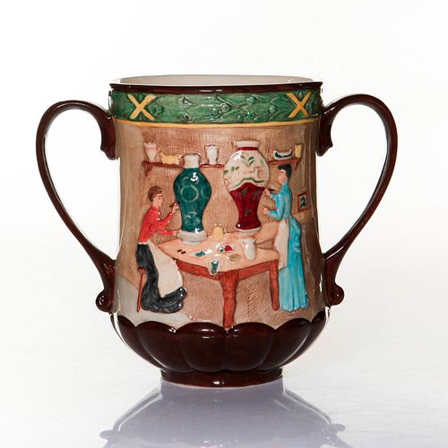 ROYAL DOULTON LOVING CUP, POTTERY