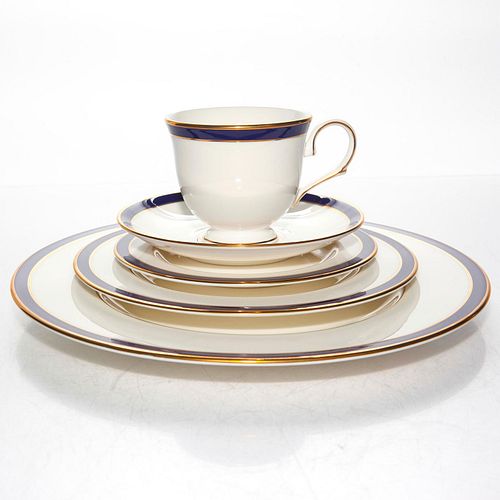 LENOX FEDERAL COBALT PATTERN FIVE PIECE