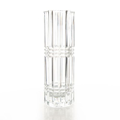 HEAVY CRYSTAL VASECylindrical, with