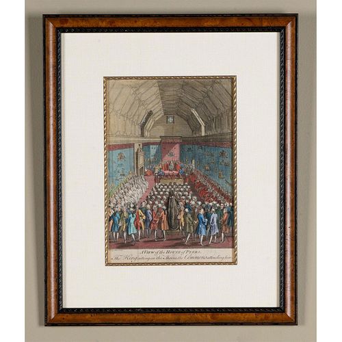 FRAMED COLOR PRINT, A VIEW OF THE