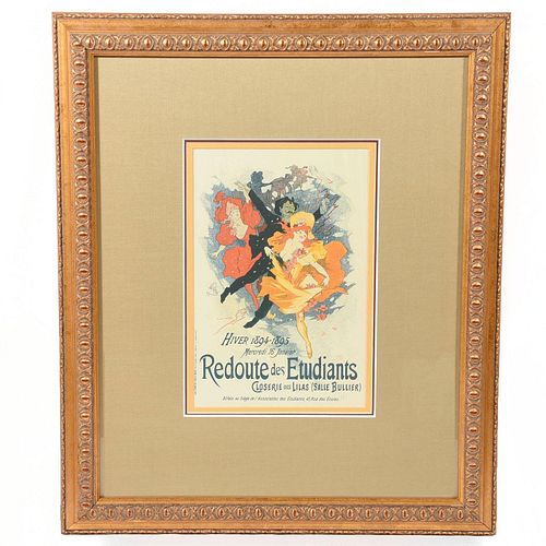FRENCH ADVERTISING PRINT, FRAMEDColorful
