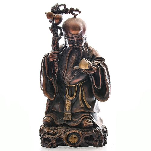 CHINESE BRONZE SCULPTURE FOLK 39a451