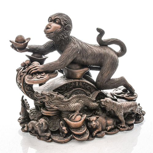 CHINESE BRONZE SCULPTURE, ZODIAC