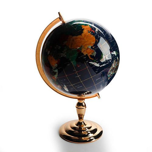 GEMSTONE DESKTOP WORLD TERRESTRIAL GLOBECrafted