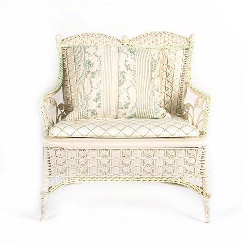 HAND WOVEN WICKER PATIO TWO SEATER
