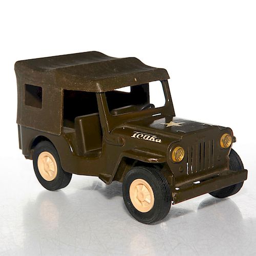 VINTAGE TONKA JEEP ARMY TRUCKMid