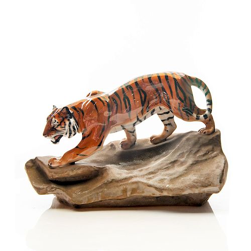 RARE DOULTON TIGER ON A ROCK ANIMAL 39a566