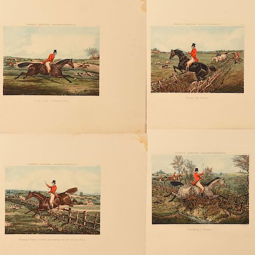 4 ORIGINAL VICTORIAN HUNTING OR SPORTING