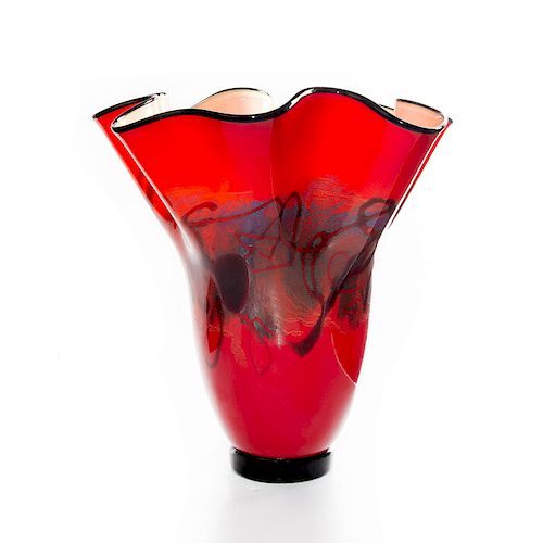 MICHAEL NOUROT LARGE ART GLASS 39a6e3