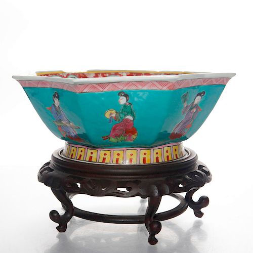 VINTAGE CHINESE PORCELAIN AND ENAMEL 39a700