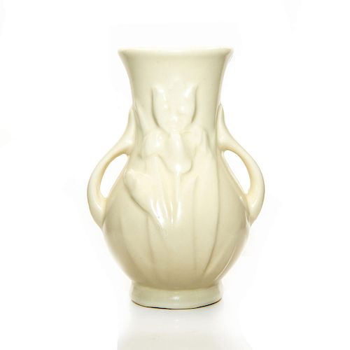 SMALL DOUBLE HANDLED IVORY GLAZED 39a705