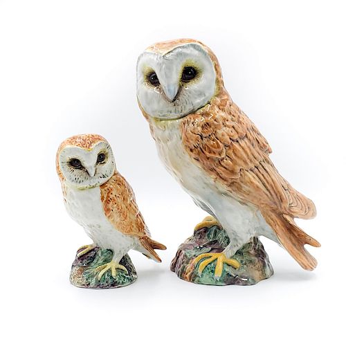 2 BESWICK OWL FIGURINESHand decorated