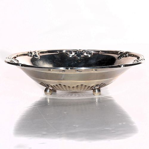 GORHAM STERLING SILVER CANDY BOWLLeaf 39a83b