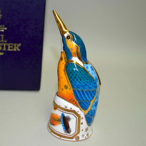 ROYAL WORCESTER PORCELAIN KINGFISHER 39a898