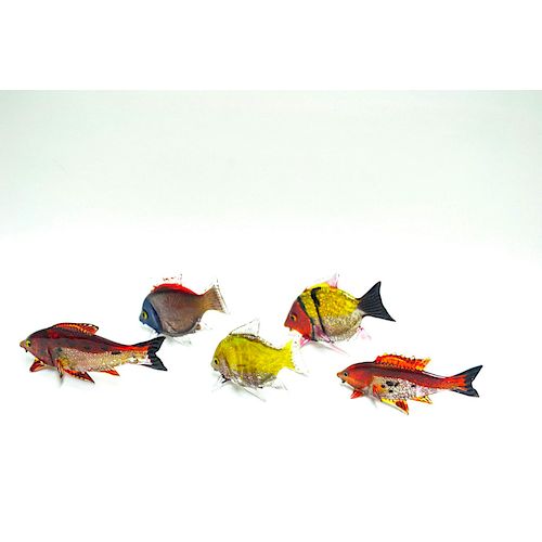 MURANO GLASS TROPICAL FISH ASSORTMENT