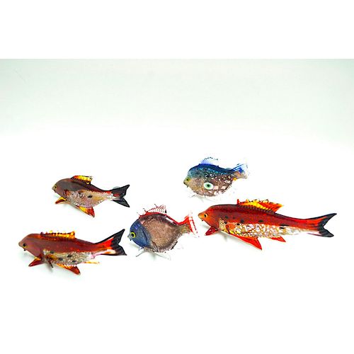 MURANO GLASS TROPICAL FISH ASSORTMENT