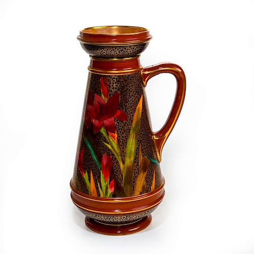 DOULTON LAMBETH PITCHER WITH FLORAL