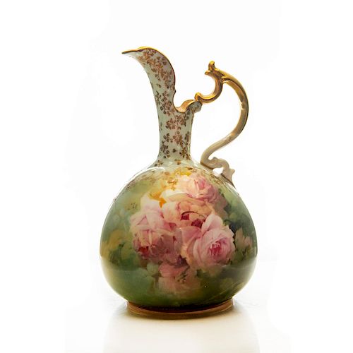 DOULTON BURSLEM PINK ROSES VASE  39a9e9