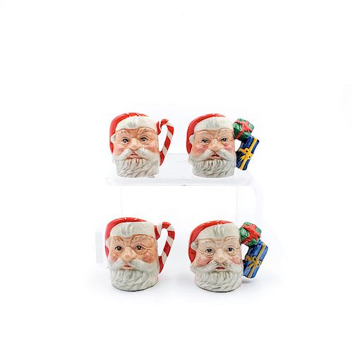 4 TINY ROYAL DOULTON SANTA CHARACTER 39aa1e