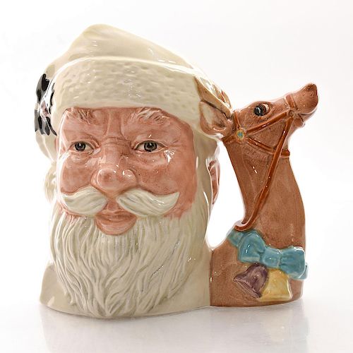 LG DOULTON CHARACTER JUG SANTA 39aa31