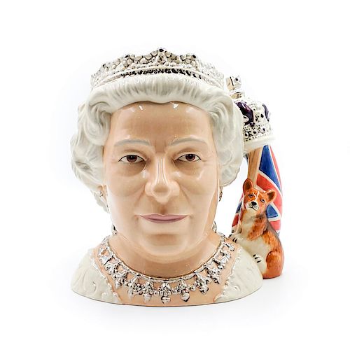 LARGE ROYAL DOULTON CHARACTER JUG, QUEEN