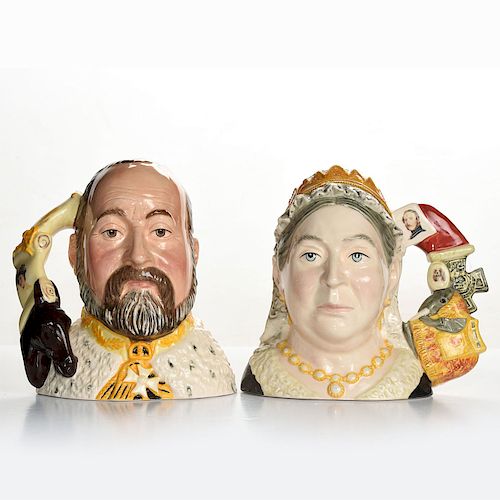 2 LG ROYAL DOULTON ROYALTY CHARACTER 39aa99