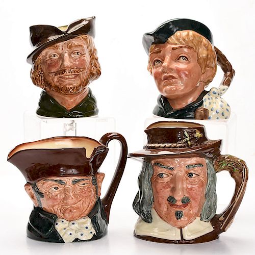 4 LARGE ROYAL DOULTON CHARACTER JUGSRobin