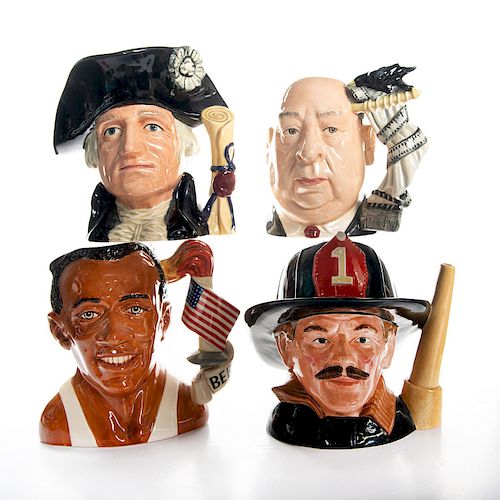 4 LARGE ROYAL DOULTON CHARACTER