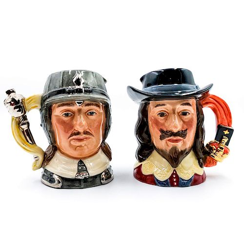 2 SM ROYAL DOULTON CHARACTER JUGSKing 39aace