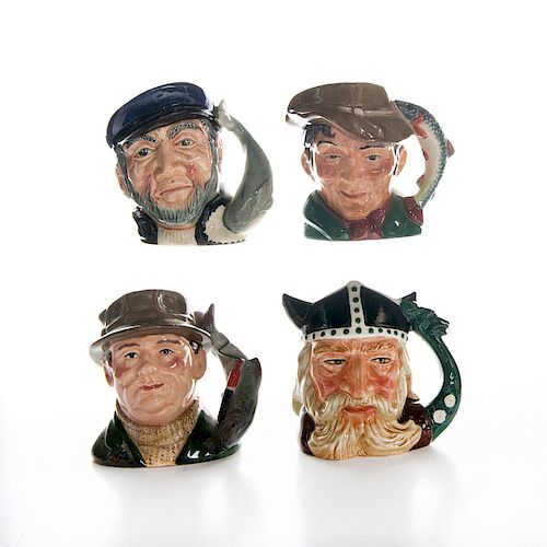 4 SMALL ROYAL DOULTON CHARACTER